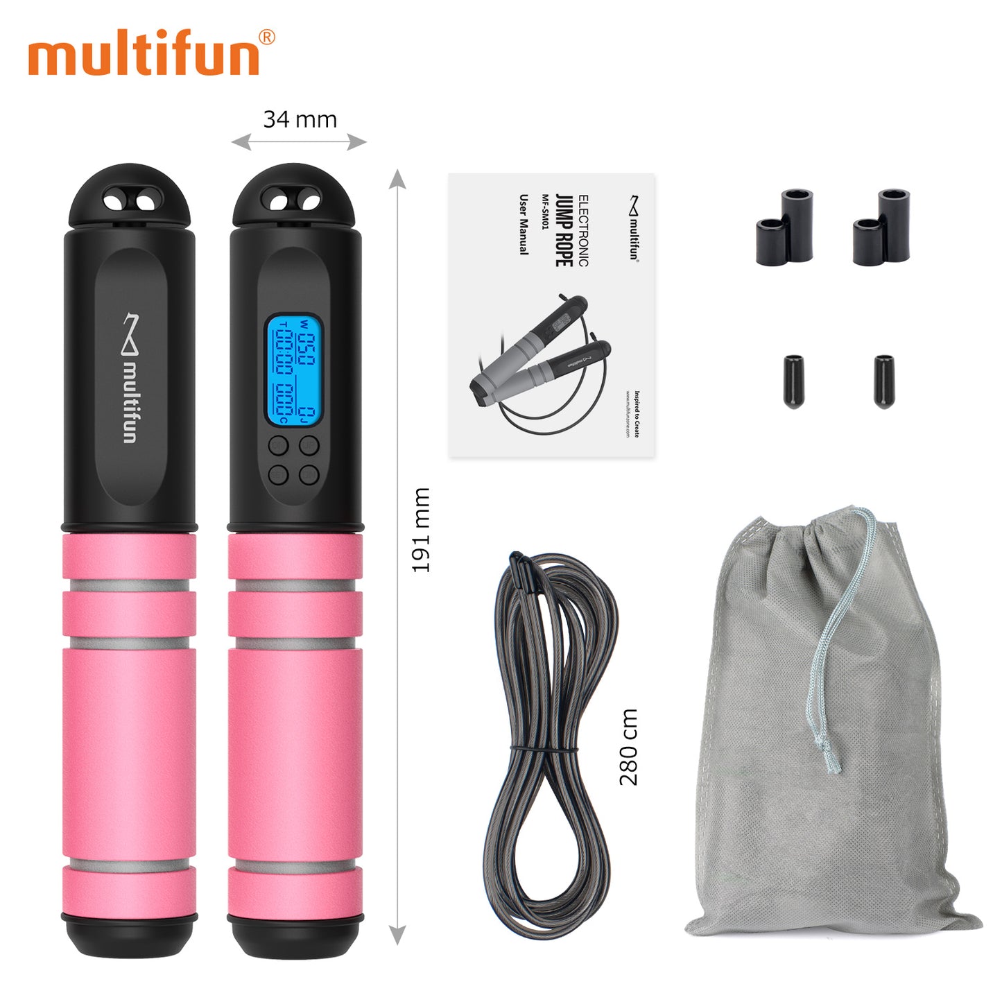 Jump Rope with Counter (pink)