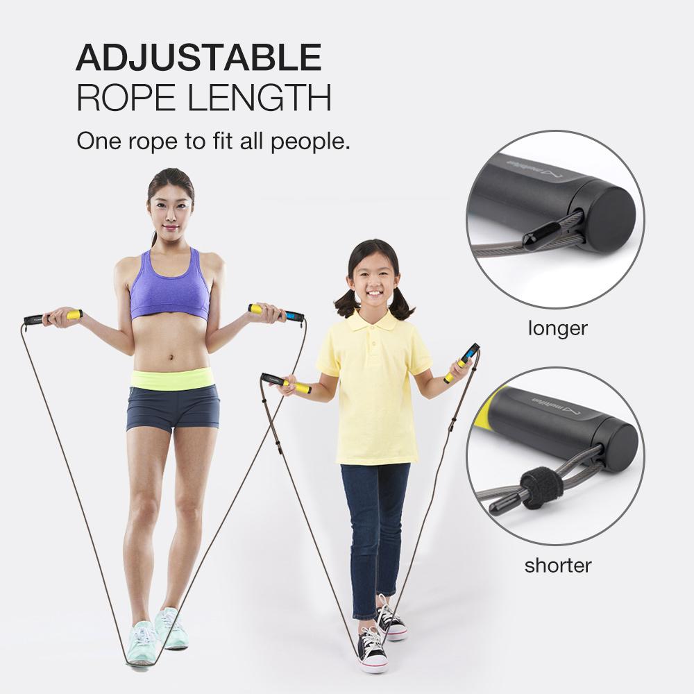 Weighted Jump Rope w/ Counter (yellow)