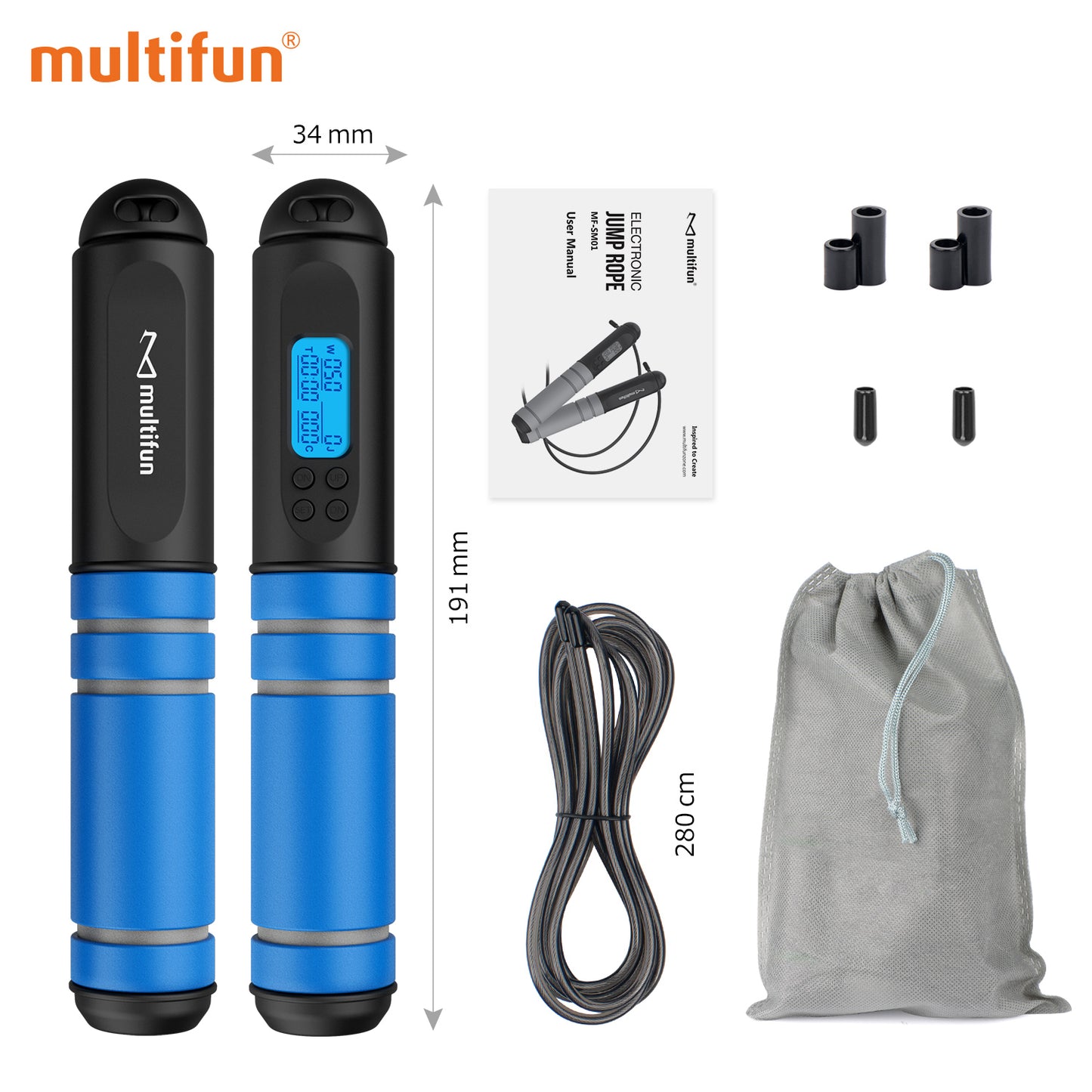Jump Rope with Counter (blue)