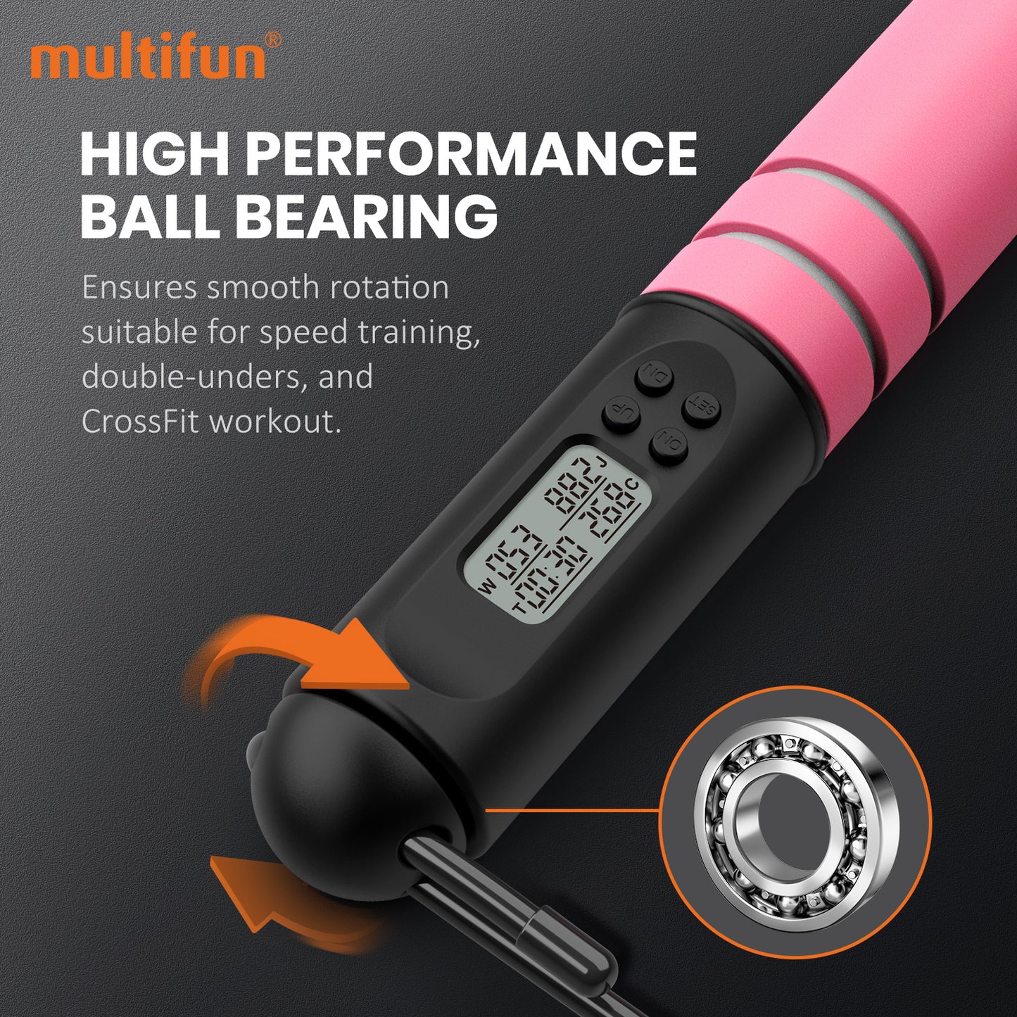 Jump Rope with Counter (pink)
